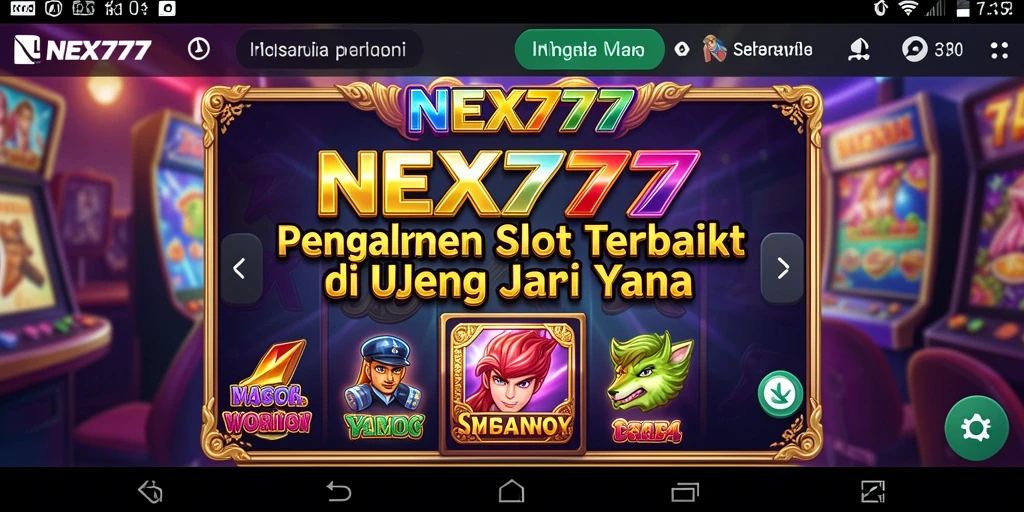Tampilan menarik gameplay Slot NEX777 dengan fitur menarik.