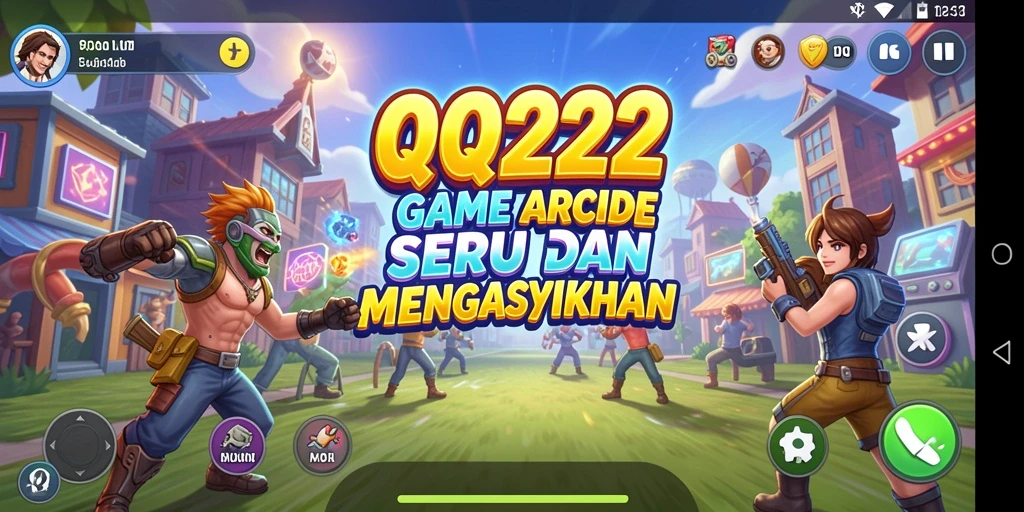 Tampilan menarik dari gameplay QQ222 yang menantang dan seru.