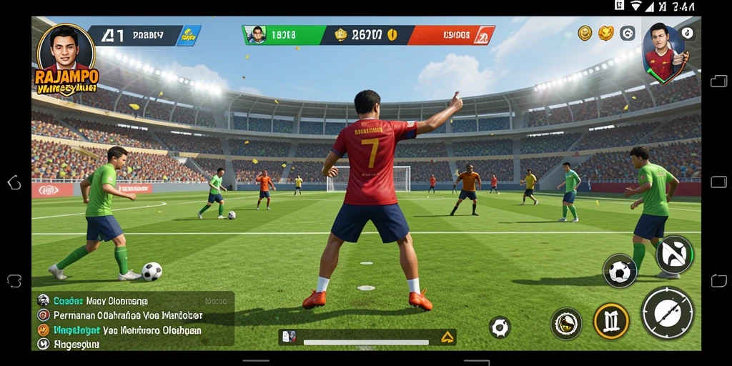 Gameplay seru RAJAMPO yang melibatkan berbagai jenis olahraga.