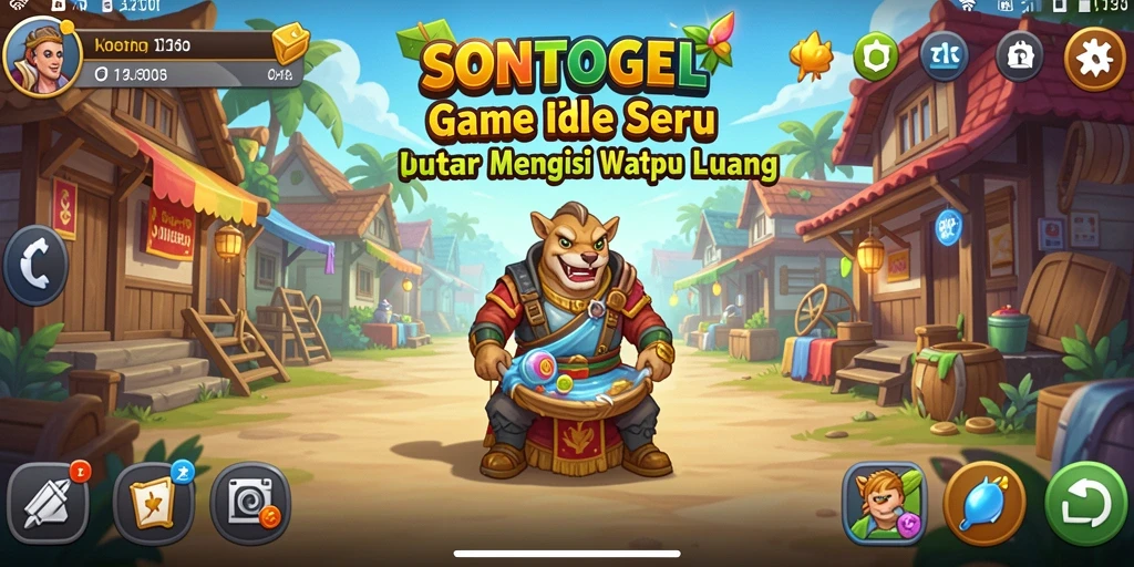 Tampilan gameplay Idle yang menarik di SONTOGEL.